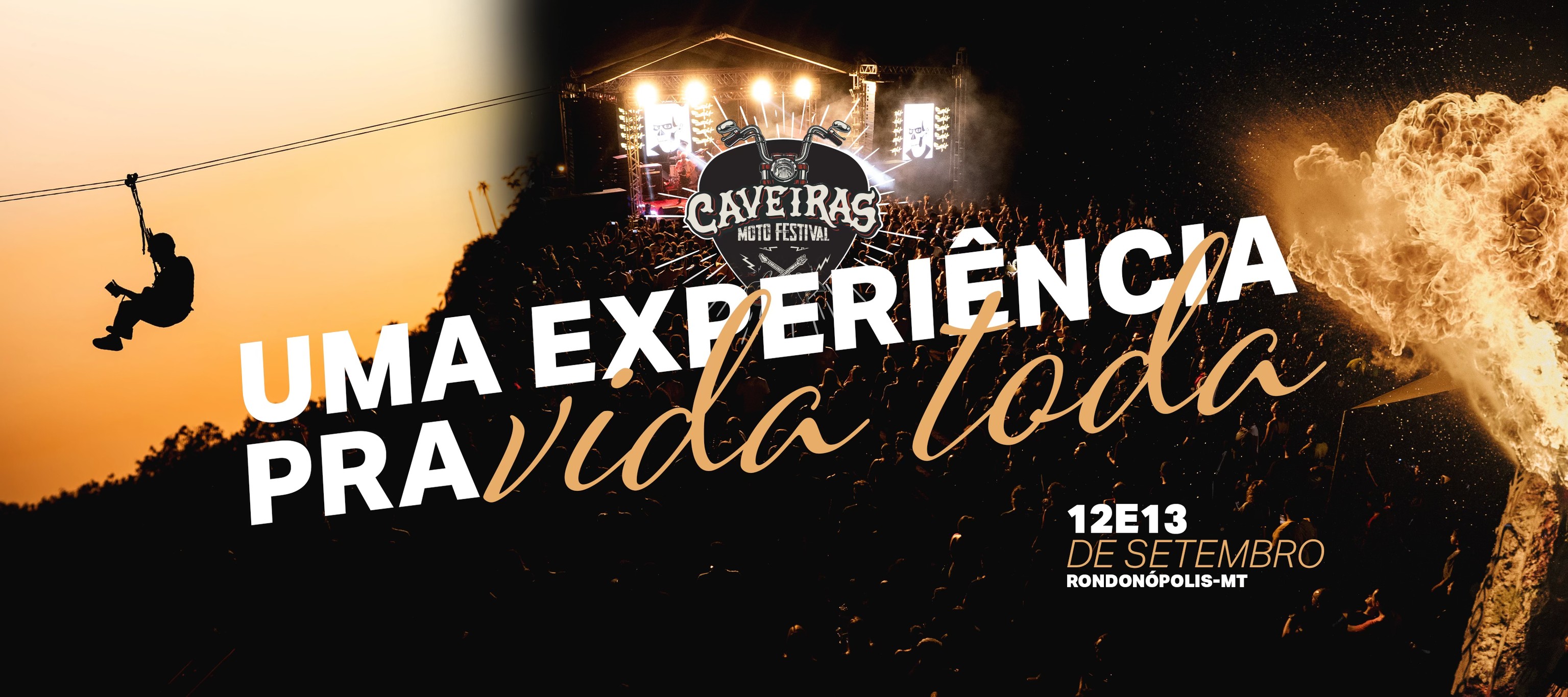 Banner do Caveiras Moto Festival